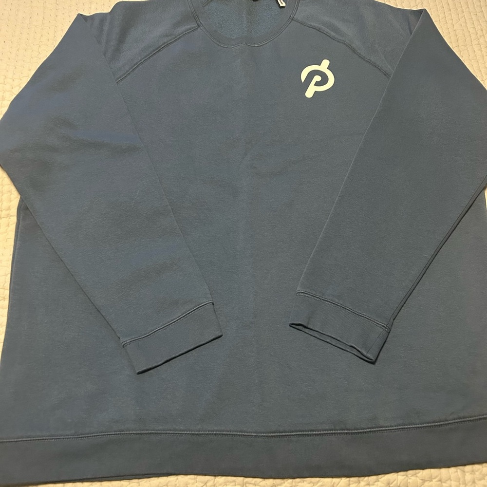 Peloton Blue Crewneck Sweater for Everyday Comfort